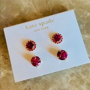 NWT- Kate Spade 2 pair stud earring set